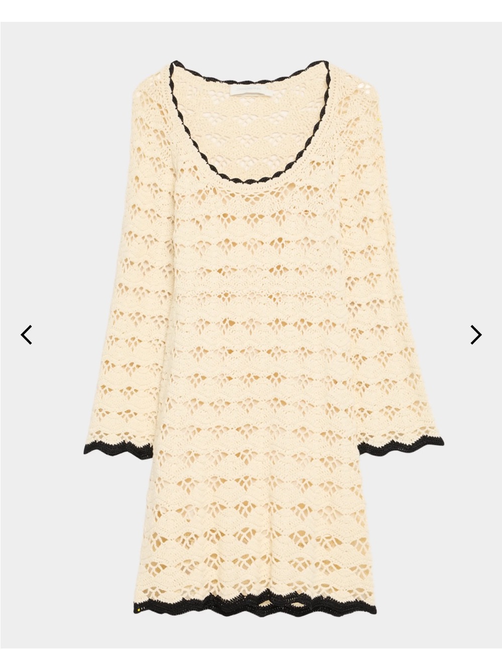 Zimmermann Rhiannon crochet mini dress SOLD-OUT Large